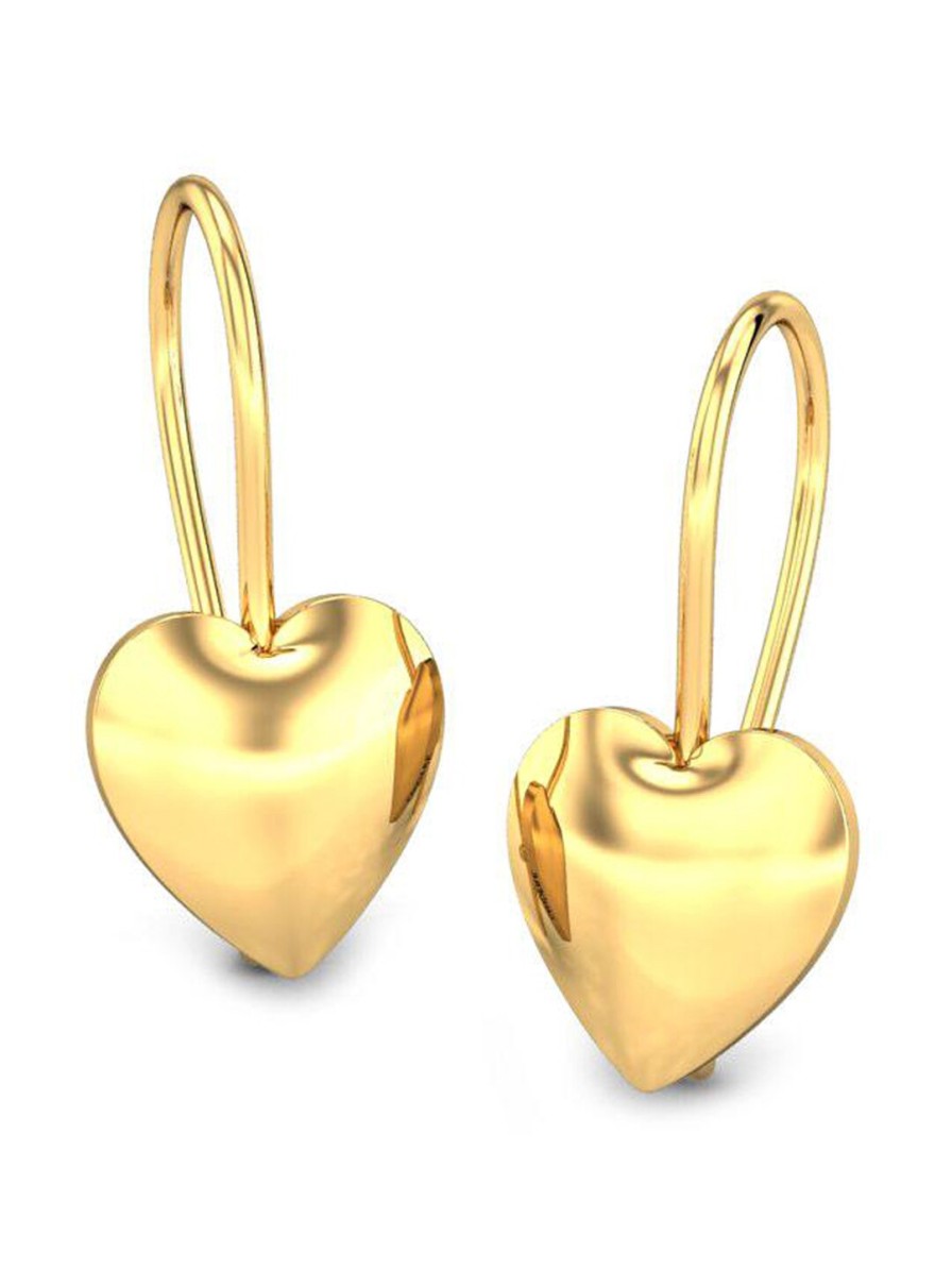 Women CANDERE A KALYAN JEWELLERS COMPANY Fine Jewellery | Buy Candere A Kalyan Jewellers Company 18Kt Gold Dangle Earrings 1.11 G - Accessories For Women