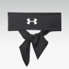 Men UNDER ARMOUR Mufflers, Scarves & Gloves | Buy Under Armour Unisex Black Solid Tie Headband With Printed Detail - Accessories For Unisex