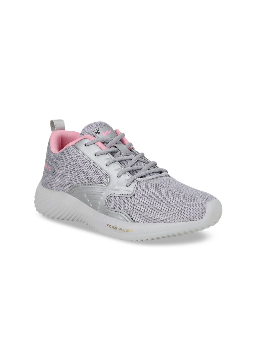 Women Campus Sports Shoes & Floaters | Buy Campus Women Grey Mesh Running Shoes - Footwear For Women