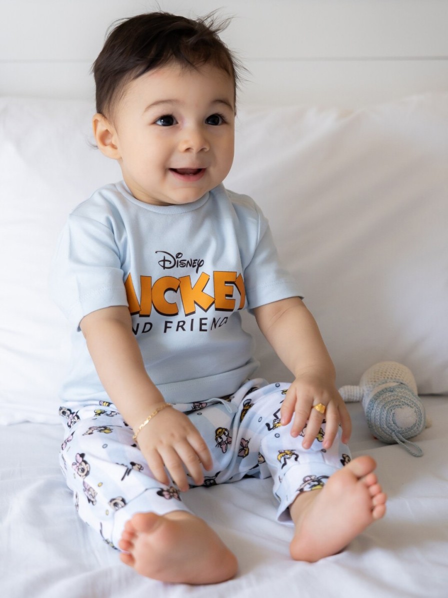 Kids Nap Chief Nightwear & Loungewear | Buy Nap Chief Kids Mickey & Friends Printed Pure Cotton Night Suit - Apparel For Unisex Kids