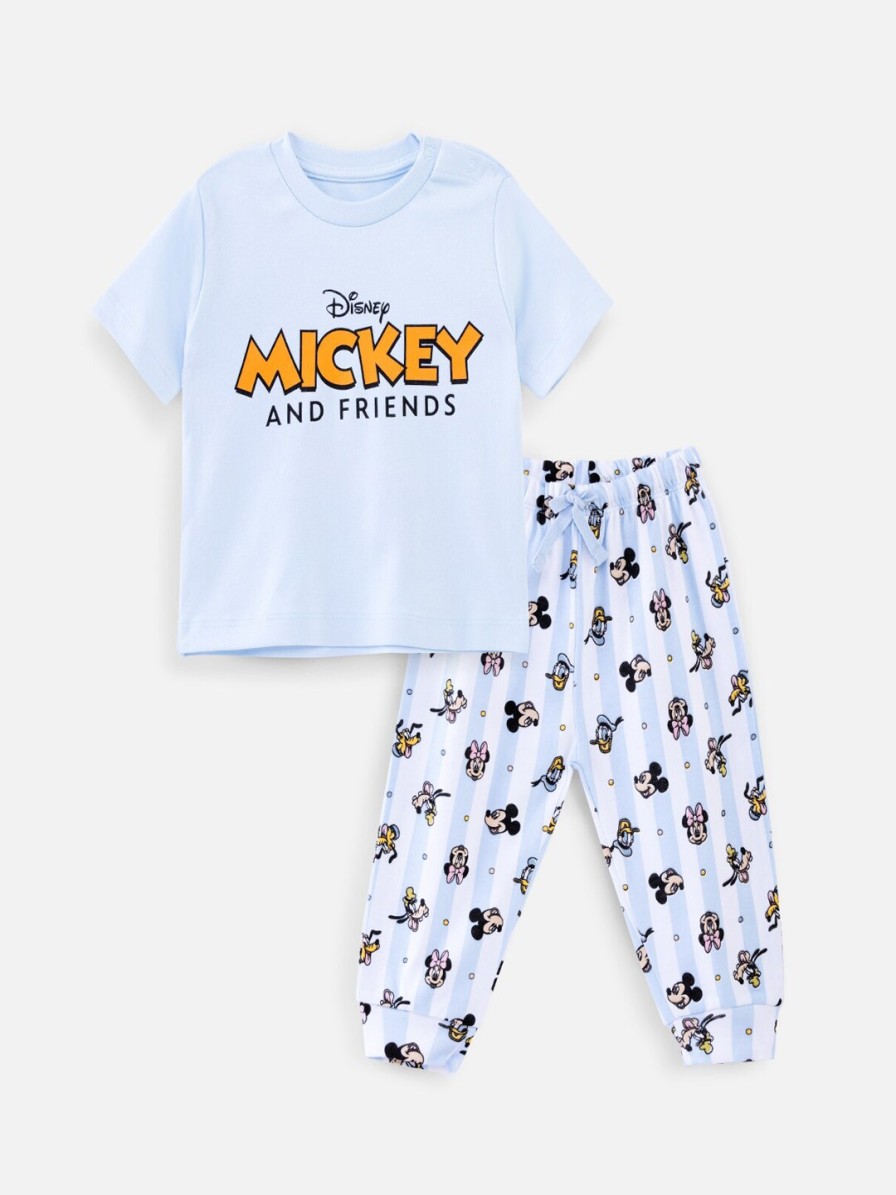 Kids Nap Chief Nightwear & Loungewear | Buy Nap Chief Kids Mickey & Friends Printed Pure Cotton Night Suit - Apparel For Unisex Kids