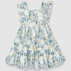 Kids max Dresses | Buy Max Girls Floral Printed Pure Cotton Smocked Fit And Flare Dress - Apparel For Girls