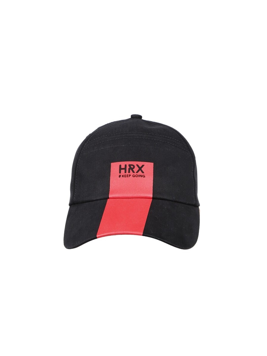 Men HRX by Hrithik Roshan Caps & Hats | Buy Hrx By Hrithik Roshan Men Black & Red Printed Lifestyle Cap - Accessories For Men