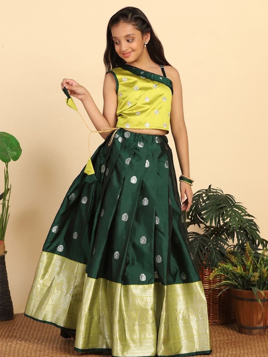 Kids FASHION DREAM Lehenga Choli | Buy Fashion Dream Girls Embroidered Sequinned Ready To Wear Lehenga & Blouse - Apparel For Girls