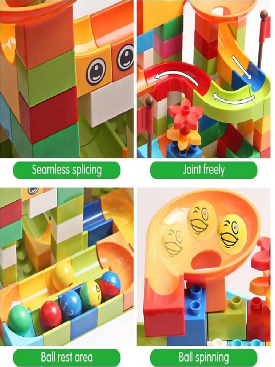 Kids ADKD Activity Toys | Buy Adkd Kids Marble Run Race Track Building Blocks And Brick - Toys And Games For Unisex Kids