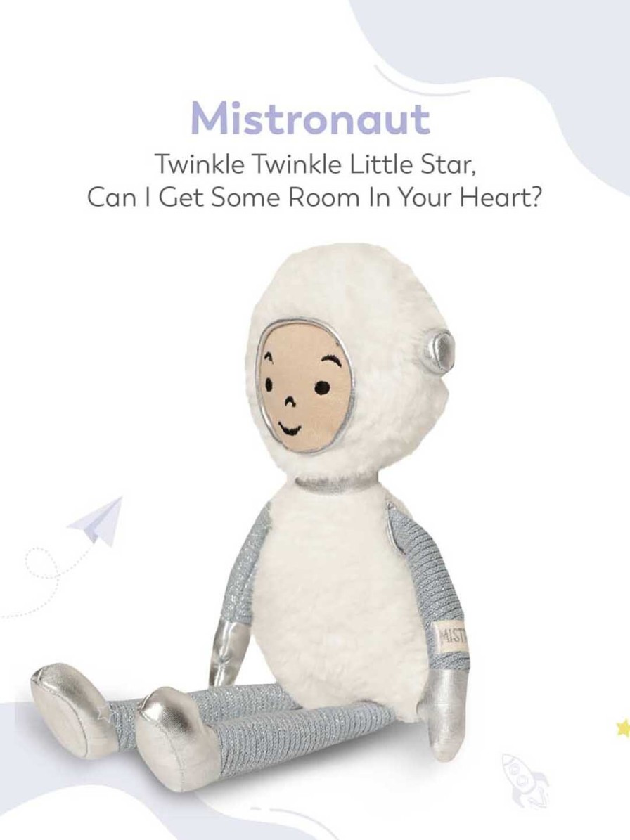 Kids MiArcus Soft Toys | Buy Miarcus White & Grey Mistronaut Coral Soft Toy - Toys And Games For Unisex Kids