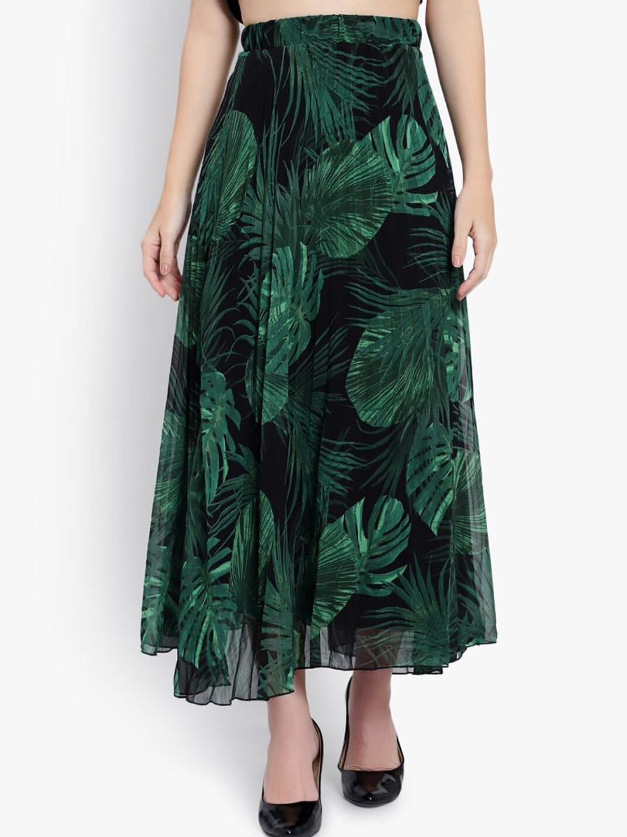 Women DRIRO Skirts & Palazzos | Buy Driro Tropical Printed Maxi A Line Skirts - Apparel For Women