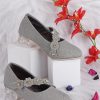 Kids BAESD Heels | Buy Baesd Girls Embellished Pointed Toe Block Heel Pumps - Footwear For Girls