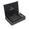 Men WildHorn Accessory Gift Sets | Buy Wildhorn Men Black & Blue Rfid Protected Genuine Leather Wallet & Pen Accessory Gift Set - Accessories For Men