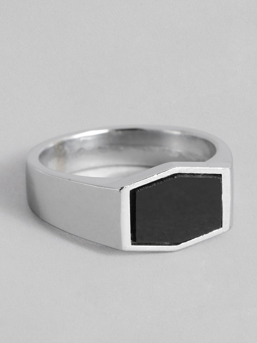 Men WROGN Rings & Wristwear | Buy Wrogn Men Silver Plated Alloy Finger Ring - Accessories For Men