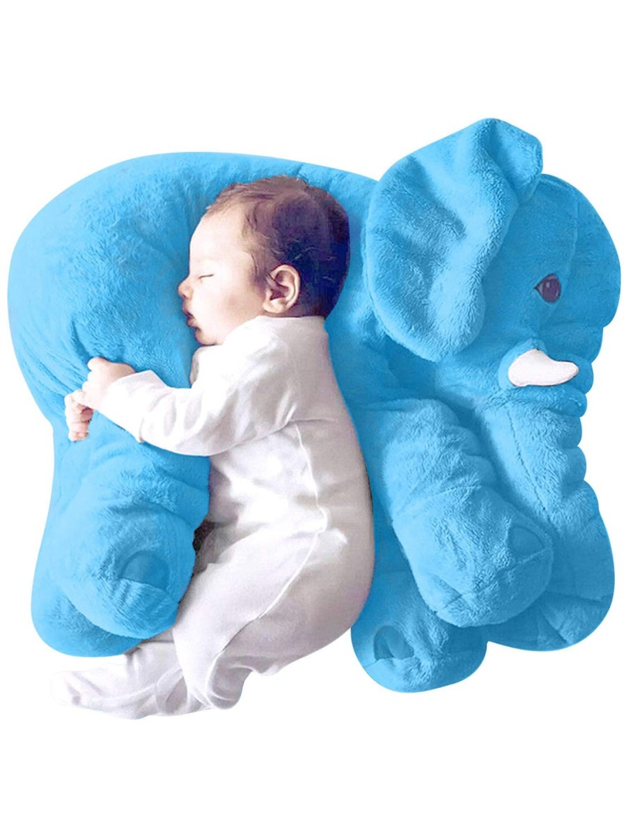 Kids DearJoy Soft Toys | Buy Dearjoy Kids Blue Cotton Elephant Shaped Baby Pillow - Toys And Games For Unisex Kids