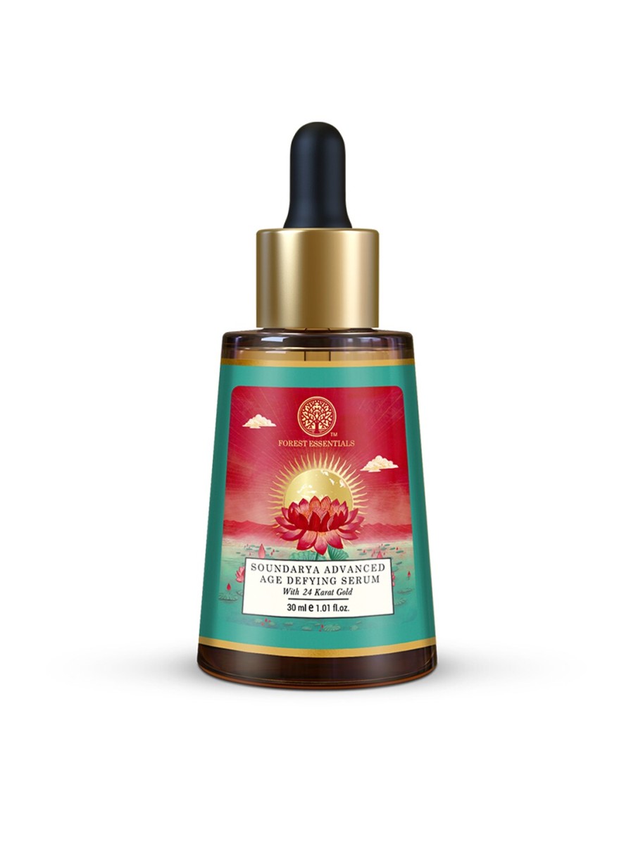 Women Forest Essentials Premium Beauty | Buy Forest Essentials Advanced Soundarya Age Defying Facial Serum With 24K Gold 30Ml - Personal Care For Unisex