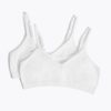 Kids Marks & Spencer Innerwear & Thermals | Buy Marks & Spencer Pack Of 2 Self Design Non Wired Non Padded Beginners Bra T713348White - Apparel For Girls