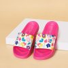 Kids Pantaloons Junior Flipflops | Buy Pantaloons Junior Girls Printed Plastic Sliders - Footwear For Girls