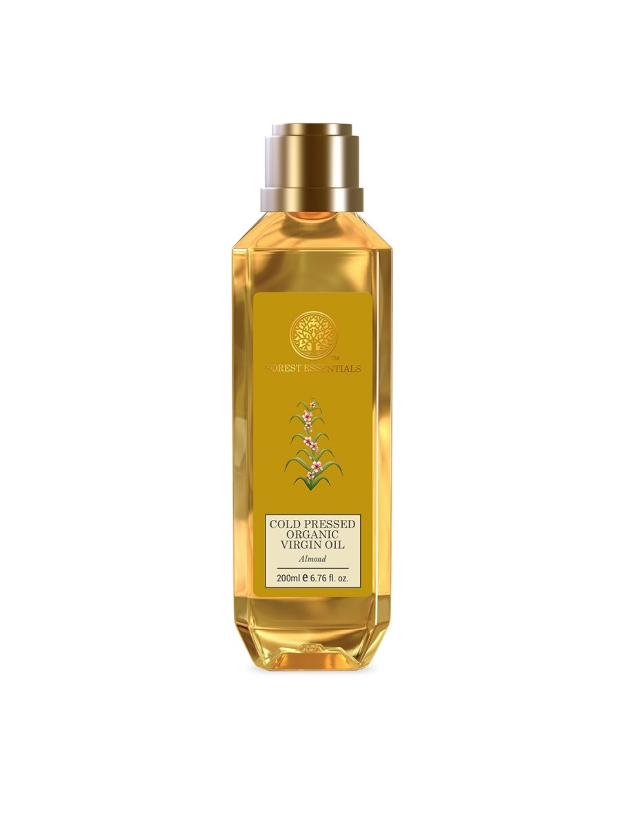 Women Forest Essentials Premium Beauty | Buy Forest Essentials Organic Cold Pressed Virgin Almond Oil For Hair & Skin 200Ml - Personal Care For Unisex