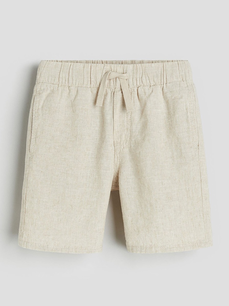 Kids H&M Shorts | Buy H&M Boys Linen Blend Pull On Shorts - Apparel For Boys