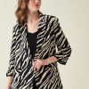 Women JUNE & HARRY Blazers & Waistcoats | Buy June & Harry Anna Women Printed Open Front Blazer - Apparel For Women