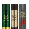 Men Denver Deodorants | Buy Denver Men Set Of 3 Deodorant Sprays Hamilton + Prestige + Rider 200Ml Each - Personal Care For Men