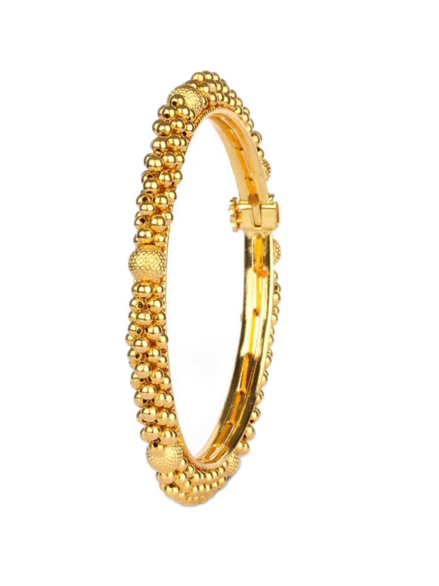 Women CANDERE A KALYAN JEWELLERS COMPANY Fine Jewellery | Buy Candere A Kalyan Jewellers Company 22Kt Gold Traditional Tushi Bangle 2.49Gm - Accessories For Women