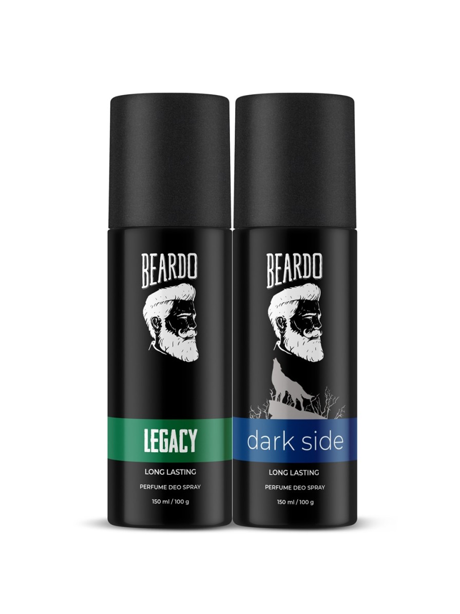 Men BEARDO Deodorants | Buy Beardo Men Deodorant Body Spray Combo Legacy & Dark Side 100G Each - Personal Care For Men