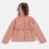 Kids HERE&NOW Jacket, Sweater & Sweatshirts | Buy Here&Now Girls Hooded Padded Jacket - Apparel For Girls