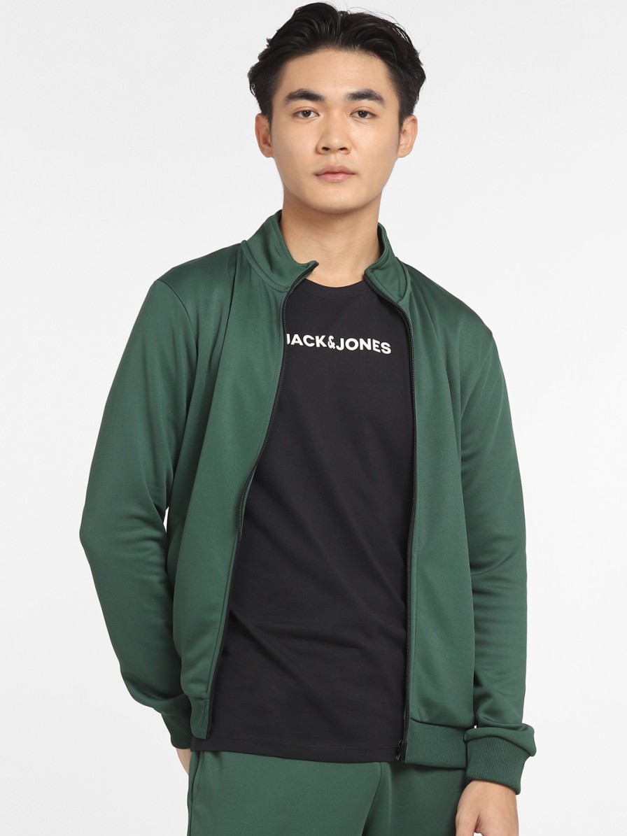 Men Jack & Jones Tracksuits | Buy Jack & Jones Men Mock Collar Tracksuit - Apparel For Men