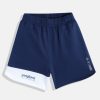 Kids HRX by Hrithik Roshan Skirts & Shorts | Buy Hrx By Hrithik Roshan Lifestyle Girls Estate Blue Bio Wash Colourblock Shorts - Apparel For Girls