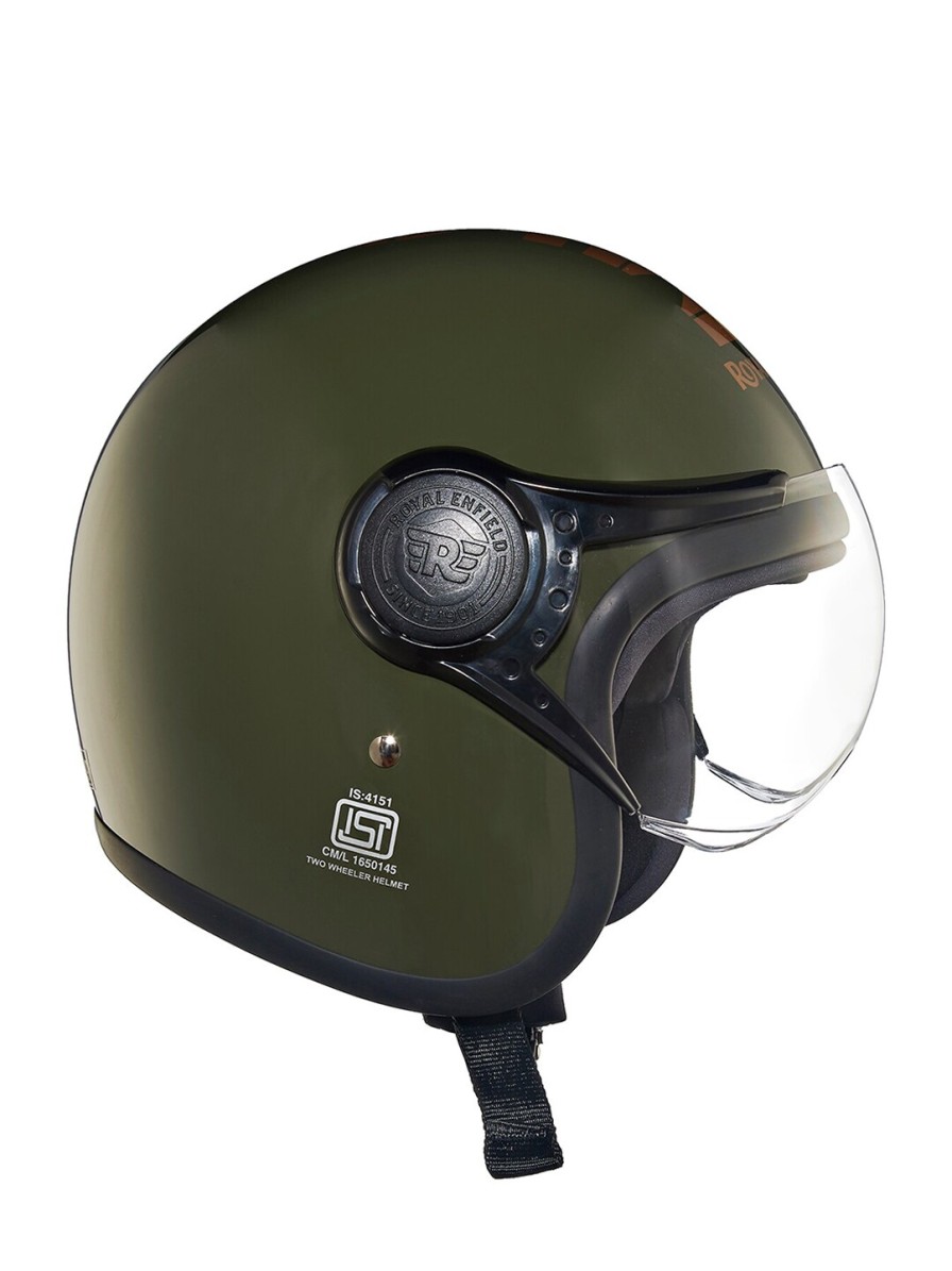 Men Royal Enfield Helmets | Buy Royal Enfield Graphic Printed Lightweight Open Face Mlg Helmet - Accessories For Unisex