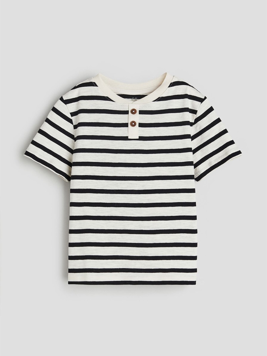 Kids H&M T-Shirts | Buy H&M Boys Cotton Henley T Shirt - Apparel For Boys