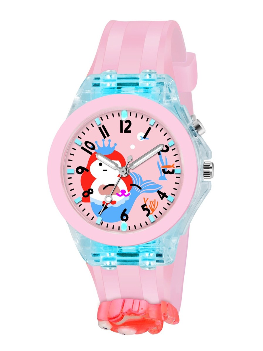 Kids Shocknshop Watches | Buy Shocknshop Printed Dial & Straps Scratch Resistant Analogue Watch Led Fish 327 - Accessories For Unisex Kids