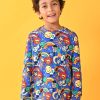 Kids Anthrilo Innerwear & Sleepwear | Buy Anthrilo Boys Blue & Red Printed Night Suit - Apparel For Boys