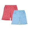 Kids BAESD Skirts & Shorts | Buy Baesd Girls Pack Of 2 Conversational Printed Pure Cotton Shorts - Apparel For Girls