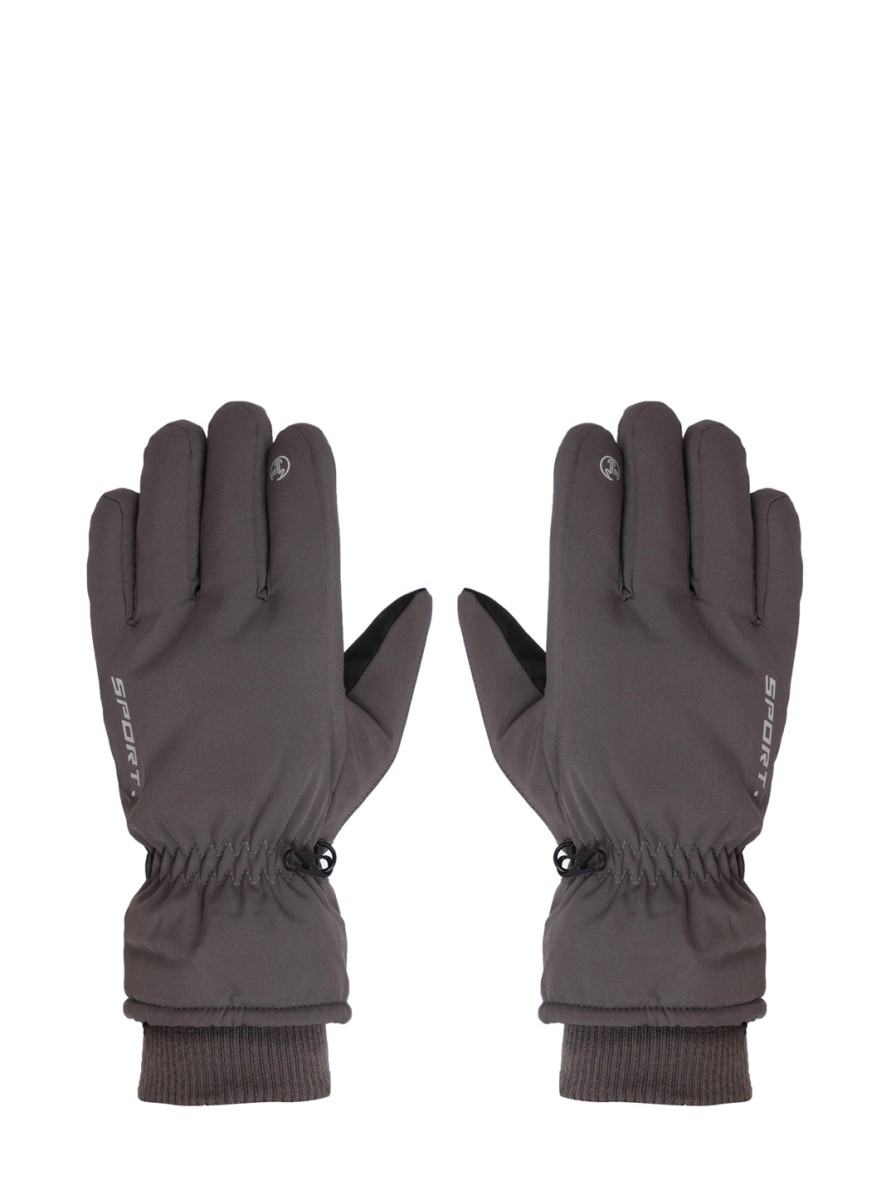 Men FabSeasons Mufflers, Scarves & Gloves | Buy Fabseasons Unisex Charcoal Grey Waterproof Winter Gloves - Accessories For Unisex