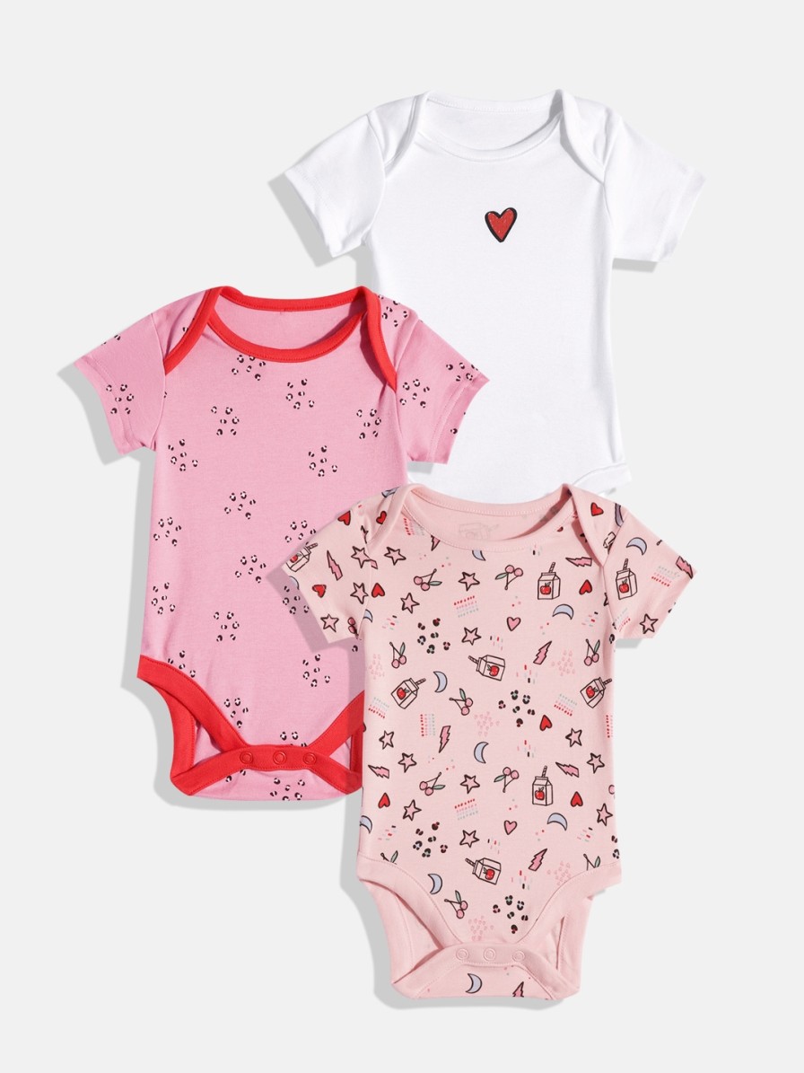 Kids mothercare Bodysuits | Buy Mothercare Infants Pack Of 3 Pure Cotton Bodysuits - Apparel For Unisex Kids