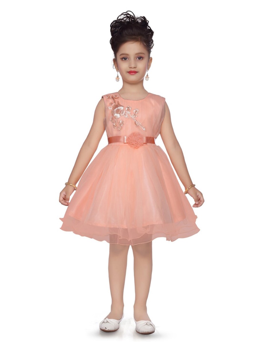 Kids BAESD Party Wear | Buy Baesd Girls Embellished Net Fit & Flare Party Dress - Apparel For Girls