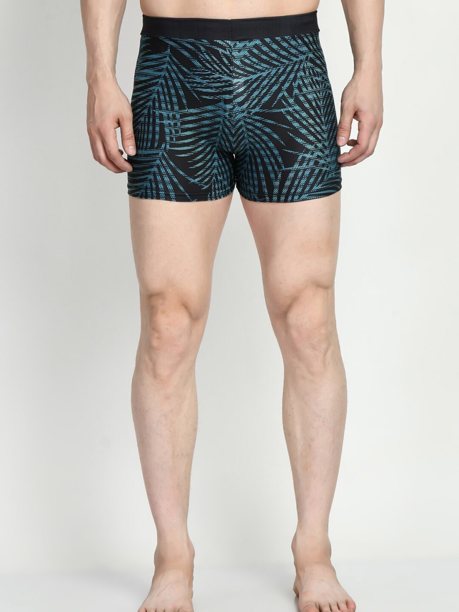 Men Lebami Swimwear | Buy Lebami Men Printed Slim Fit Swim Shorts - Apparel For Men