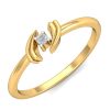 Women KUBERBOX Fine Jewellery | Buy Kuberbox Diamond Studded 18Kt Gold Ring 1.12 Gm - Accessories For Women