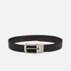 Men Louis Philippe Belts | Buy Louis Philippe Men Black & Brown Textured Reversible Leather Belt - Accessories For Men