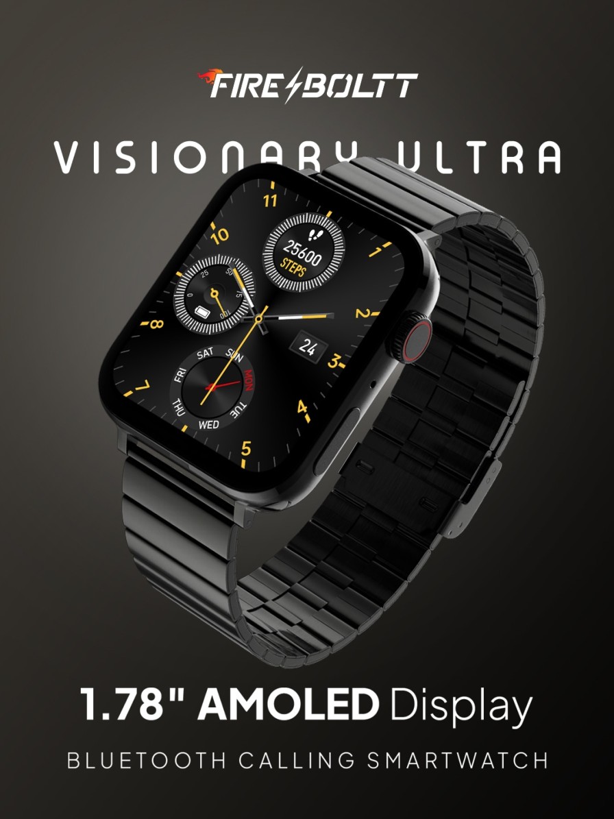 Men Fire-Boltt Sports Accessories | Buy Fire Boltt Visionary Ultra Luxury Design With 1.78 Amoled Display Smartwatch - Accessories For Unisex