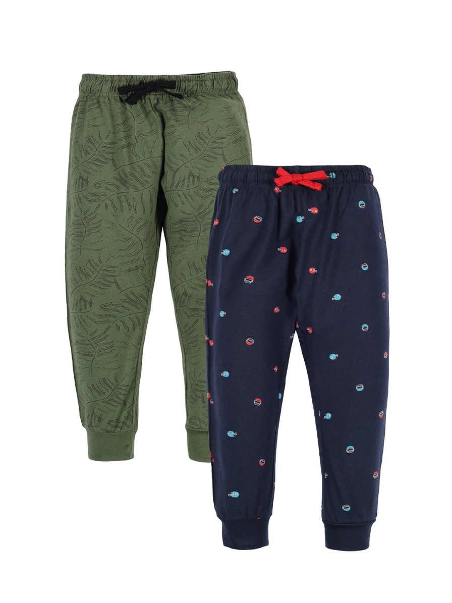 Kids PLUM TREE Nightwear & Loungewear | Buy Plum Tree Boys Set Of 2 Printed Joggers - Apparel For Boys