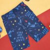 Kids Pantaloons Junior Shorts | Buy Pantaloons Junior Boys Conversational Printed Cotton Shorts - Apparel For Boys