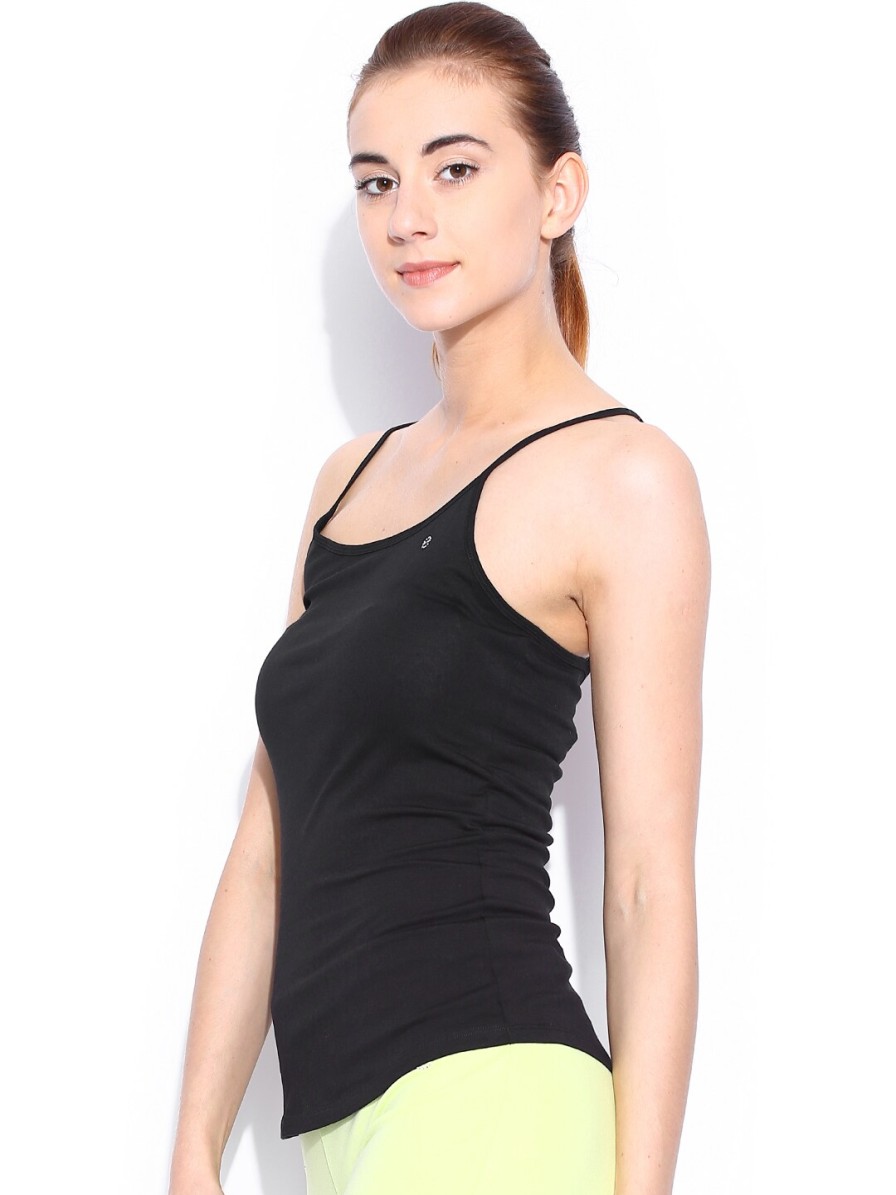 Women Enamor Camisoles & Thermals | Buy Enamor Women Black Slim Fit Camisole - Apparel For Women