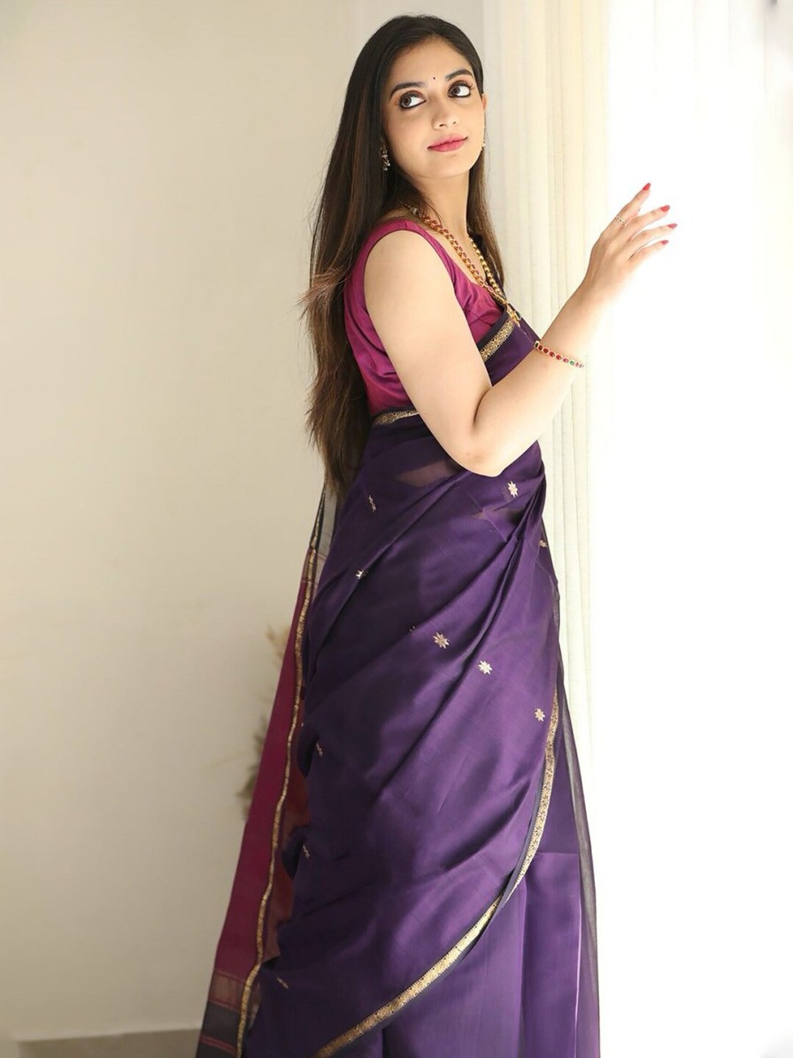 Women KALINI Sarees | Buy Kalini Silk Blend Kanjeevaram Saree - Apparel For Women