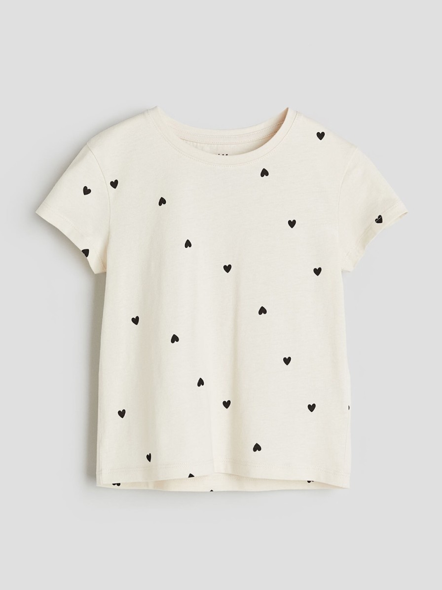 Kids H&M Tshirts | Buy H&M Girls Patterned Cotton Jersey T Shirt - Apparel For Girls