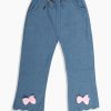 Kids MANZON Jeans, Trousers & Capris | Buy Manzon Girls Flared Mid Rise Clean Look Cotton Jeans - Apparel For Girls