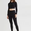 Women H&M Clothing | Buy H&M Women Black Solid High Waisted Leggings - Apparel For Women