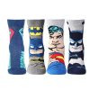 Kids Bonjour Socks | Buy Bonjour Boys Pack Of 4 Superman & Batman Above Ankle Socks - Accessories For Boys