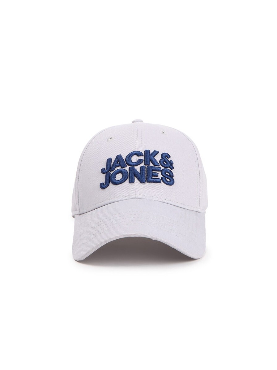 Men Jack & Jones Caps & Hats | Buy Jack & Jones Men Grey & Blue Baseball Cap - Accessories For Men