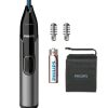 Men Philips Trimmers | Buy Philips Nose Trimmer Nt3650/16 Nose Ear Eyebrow Trimmer Black & Grey - Personal Care For Men