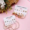 Women Jewels Galaxy Earrings | Buy Jewels Galaxy Set Of 12 Gold Plated Hoop & Studs Earrings - Accessories For Women